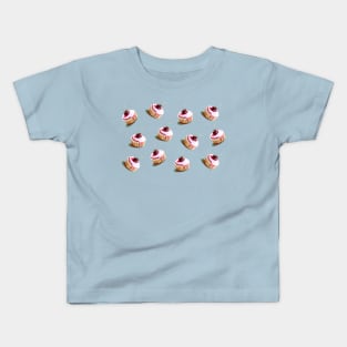 Yummy Cupcake Pattern Kids T-Shirt